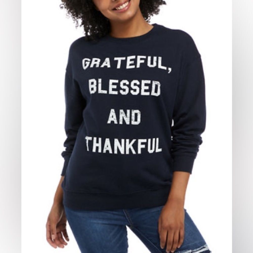Cold Crush Sky Captain Junior's Grateful Graphic Fleece Pullover XL Sky captain